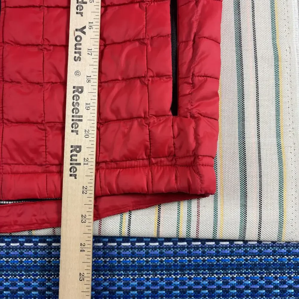 The North Face Jacket Boys Medium 10/12 Red ThermoBall Puffer Full Zip Warm